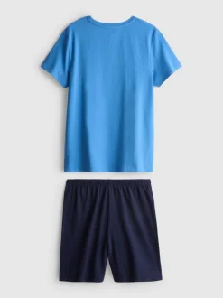 7-15 años | Pijama corto con gráfico de fútbol