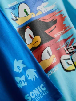 7-15 años | Pijama corto de Sonic, el erizo