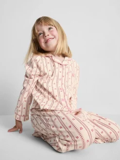 1-9 años | Pijama de canalé con estampado floral