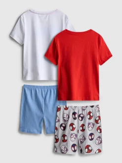 1,5-8 años | 2 pijamas cortos de Spidey de Marvel
