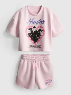 5-15 años | Shorts y camiseta de Las guerreras K-Pop