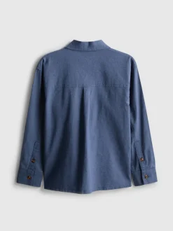 1,5-12 años | Sobrecamisa en mezcla de lino The Edit