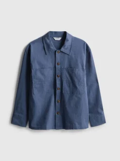 1,5-12 años | Sobrecamisa en mezcla de lino The Edit
