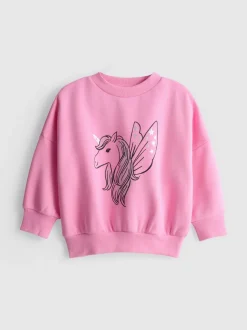1-9 años | Sudadera estampada con algodón