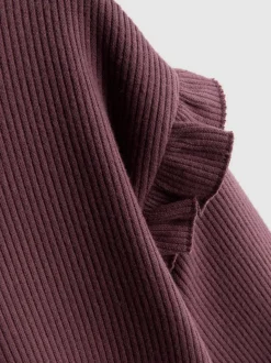 1-9 años | Sudadera y joggers con volantes de canalé