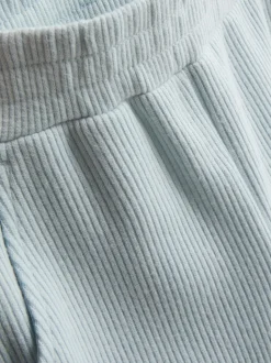 1-9 años | Sudadera y joggers con volantes de canalé