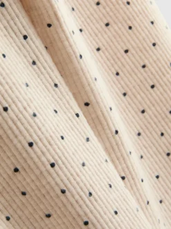 1-9 años | Top con péplum y leggings de canalé