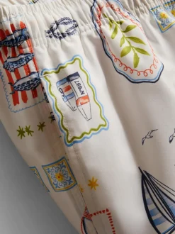 Bañador con estampado de postales