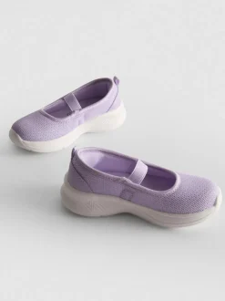 Bailarinas tipo zapatilla gruesas