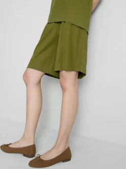 Bermudas texturizadas holgadas