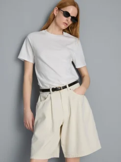 Bermudas vaqueras de algodón