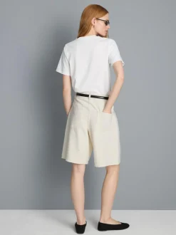 Bermudas vaqueras de algodón