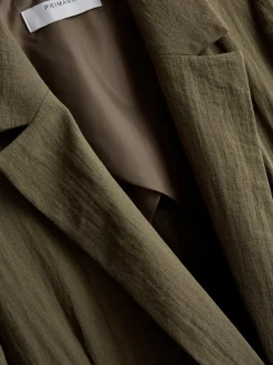 Blazer con solapas de muesca texturizada