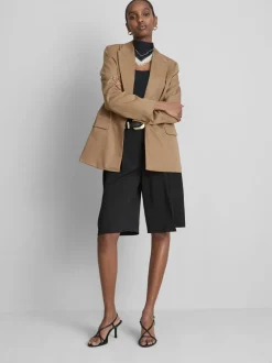 Blazer extragrande de botonadura simple