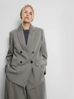 Blazer extragrande de doble botonadura By Coleen
