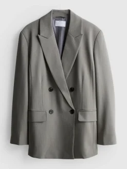 Blazer extragrande de doble botonadura By Coleen