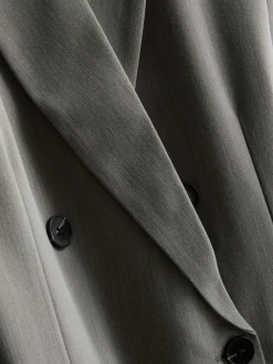 Blazer extragrande de doble botonadura By Coleen