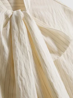 Blusa con nudo a rayas de The Edit