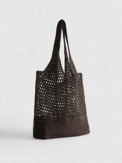 Bolsa de ganchillo para la playa