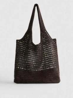 Bolsa de ganchillo para la playa