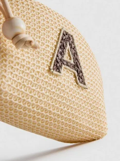 Bolsa de maquillaje con inicial