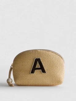 Bolsa de maquillaje con inicial