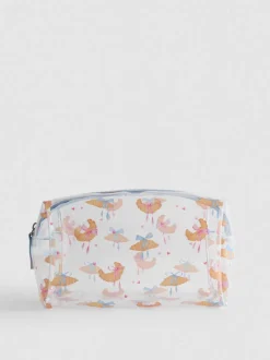 Bolsa de maquillaje con temática de pastelería