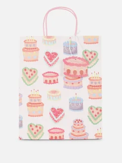 Bolsa de regalo con motivo de tarta