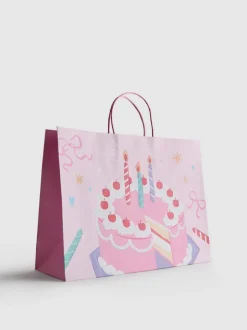 Bolsa de regalo con tarta de cumpleaños 3 en 1