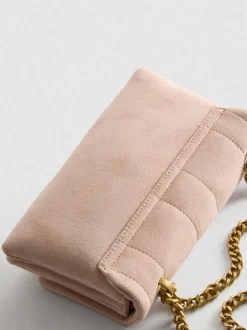 Bolso bandolera acolchado con cadena