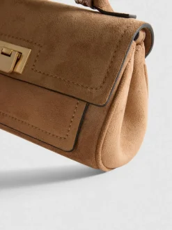 Bolso con asa forrada de pañuelo