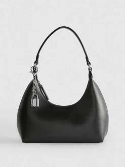 Bolso de hombro con colgante de candado