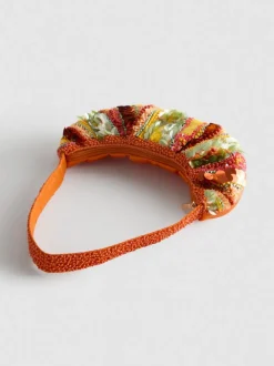 Bolso de hombro con cuentas