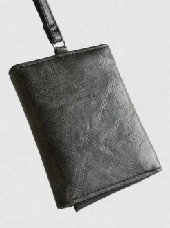 Bolso de mano con cremallera integral y muñequera