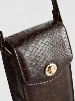 Bolso para el móvil con efecto serpiente