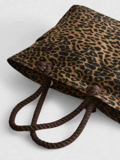 Bolso shopper con asa de cuerda