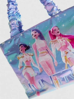Bolso tote acolchado de Las guerreras K-Pop