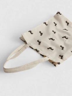 Bolso tote con estampado de perros salchicha