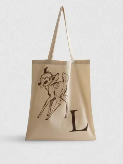 Bolso tote con inicial de Bambi de Disney