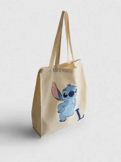 Bolso tote con inicial de Stitch de Disney