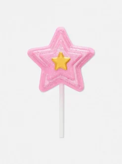 Bomba de baño con forma de varita con estrella