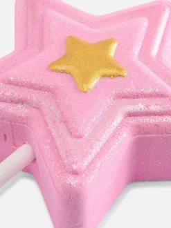 Bomba de baño con forma de varita con estrella