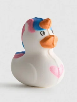 Bomba de baño en forma de patito unicornio