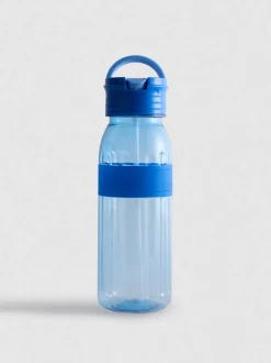 Botella de agua con banda de silicona