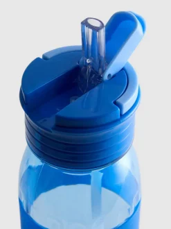 Botella de agua con banda de silicona