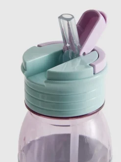 Botella de agua con banda de silicona