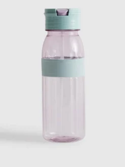 Botella de agua con banda de silicona