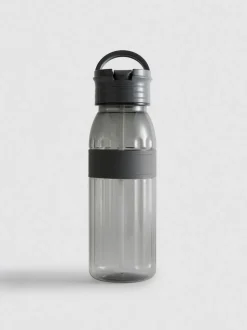 Botella de agua con banda de silicona