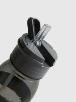 Botella de agua con banda de silicona