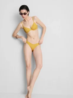 Braguita de bikini brasileña a lunares
